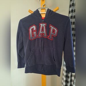 GAP Kids Dark Blue Hoodie with Red Accents